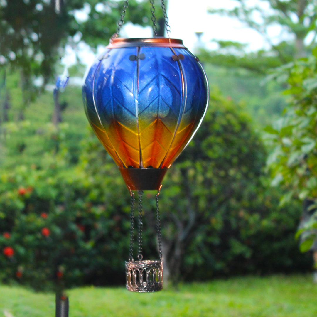 Solar Hot Air Balloon lights decoration patio ideas