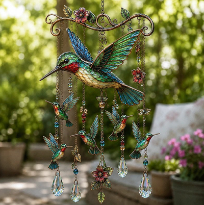 Graceful Hummingbird wind chime🐦