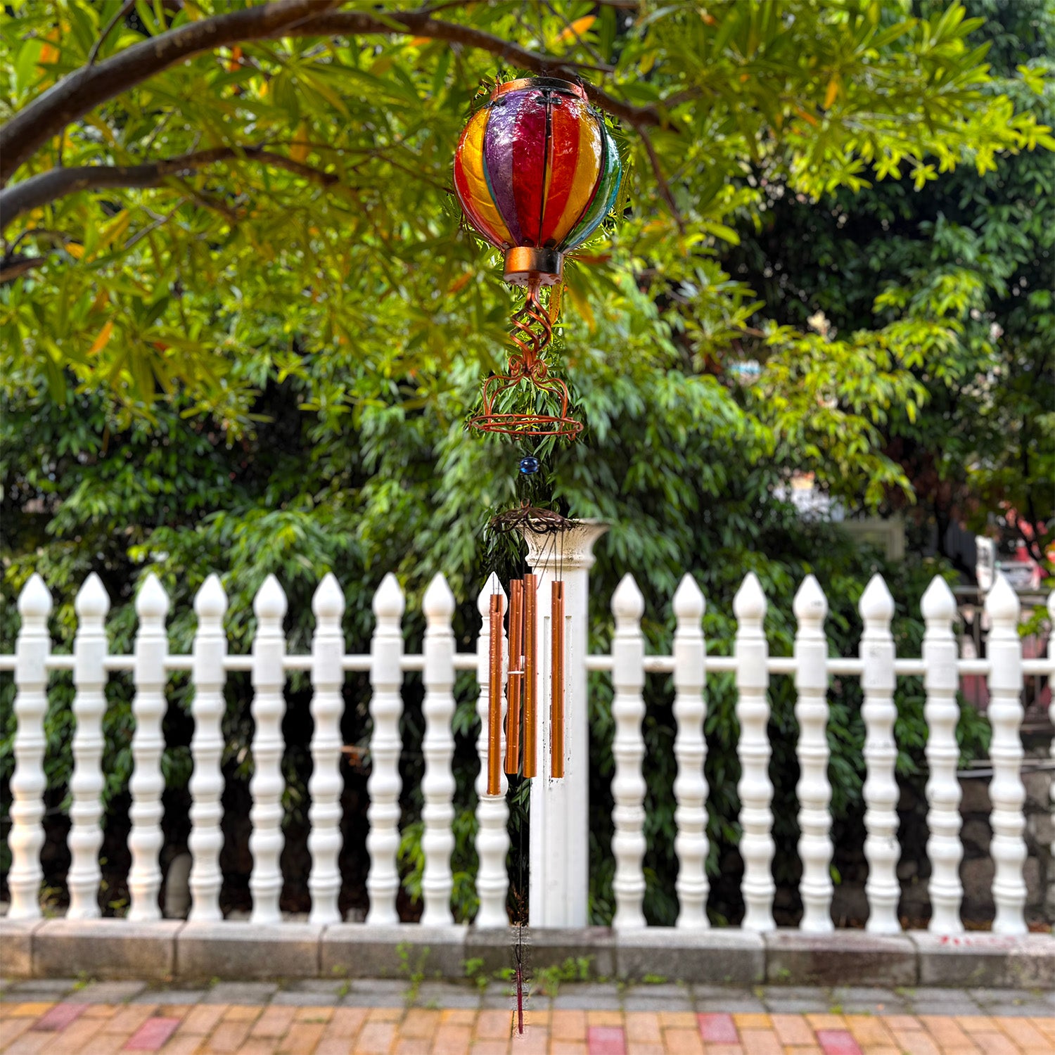 Rainbow BLW001 | Hot Air Balloon Solar Wind Chime