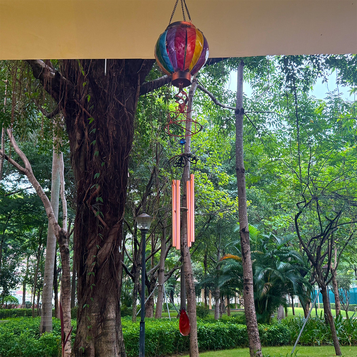 Rainbow BLW001 | Hot Air Balloon Solar Wind Chime