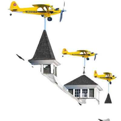 🔥50%OFF-Piper J3 Cub Airplane Weathervane🎁New Year's gift for flight lovers