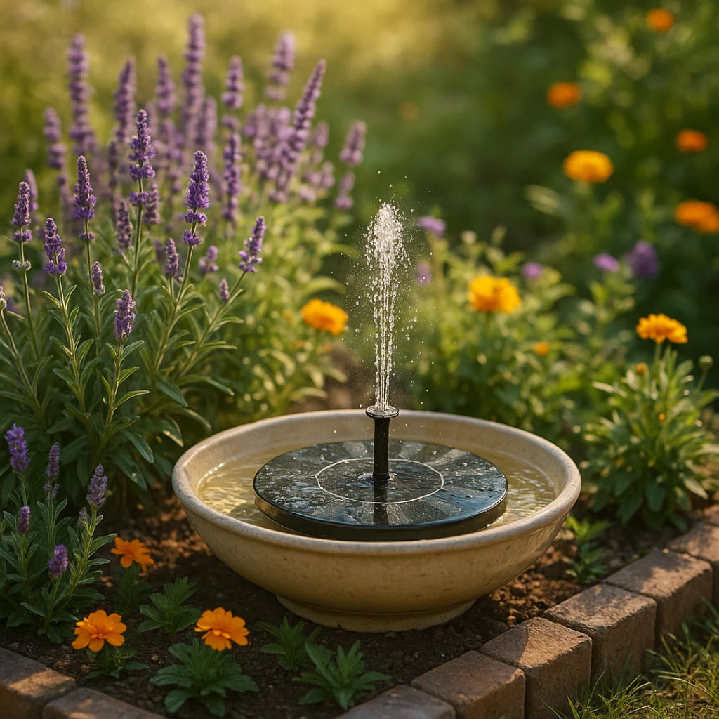 ⛲️SOLAR GARDEN FOUNTAIN