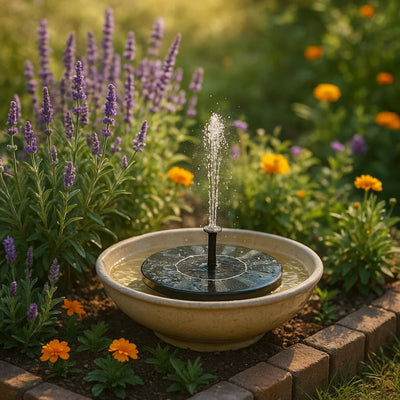 ⛲️SOLAR GARDEN FOUNTAIN