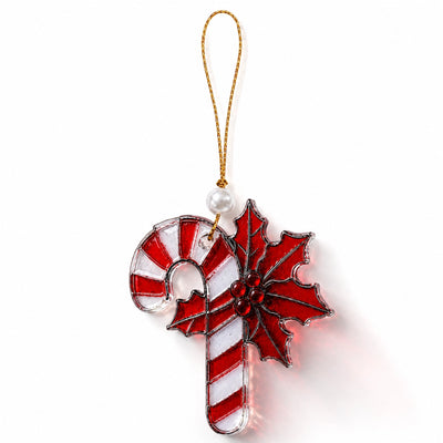 Mini Stained Glass Style Christmas Ornaments – 6 Festive Designs