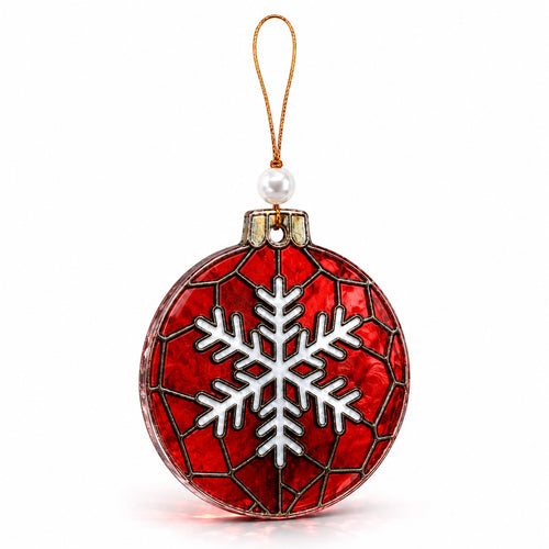 Mini Stained Glass Style Christmas Ornaments – 6 Festive Designs