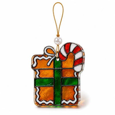 Mini Stained Glass Style Christmas Ornaments – 6 Festive Designs