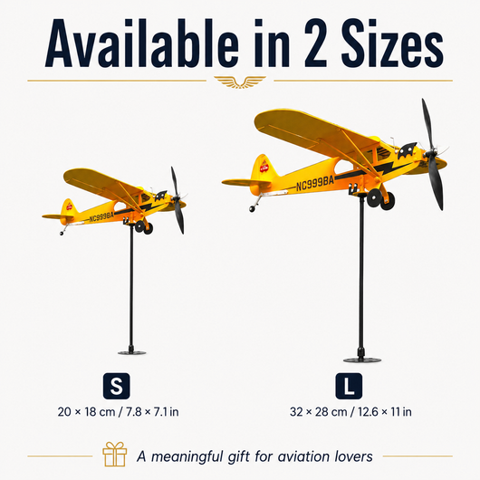 🔥50%OFF-Piper J3 Cub Airplane Weathervane🎁New Year's gift for flight lovers