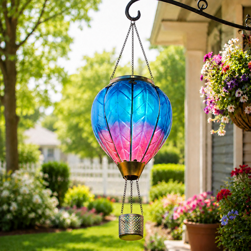 Blue BL0001 | Hot Air Balloon solar Lantern