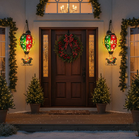 Christmas Special Sale — 35% Off Christmas Hot Air Balloon Solar Lantern
