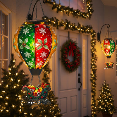 Christmas Special Sale — 35% Off Christmas Hot Air Balloon Solar Lantern