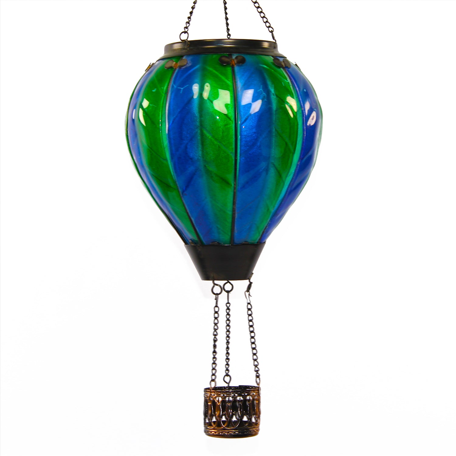 Solar_Lights Hot_Air_Balloon decor for front yard