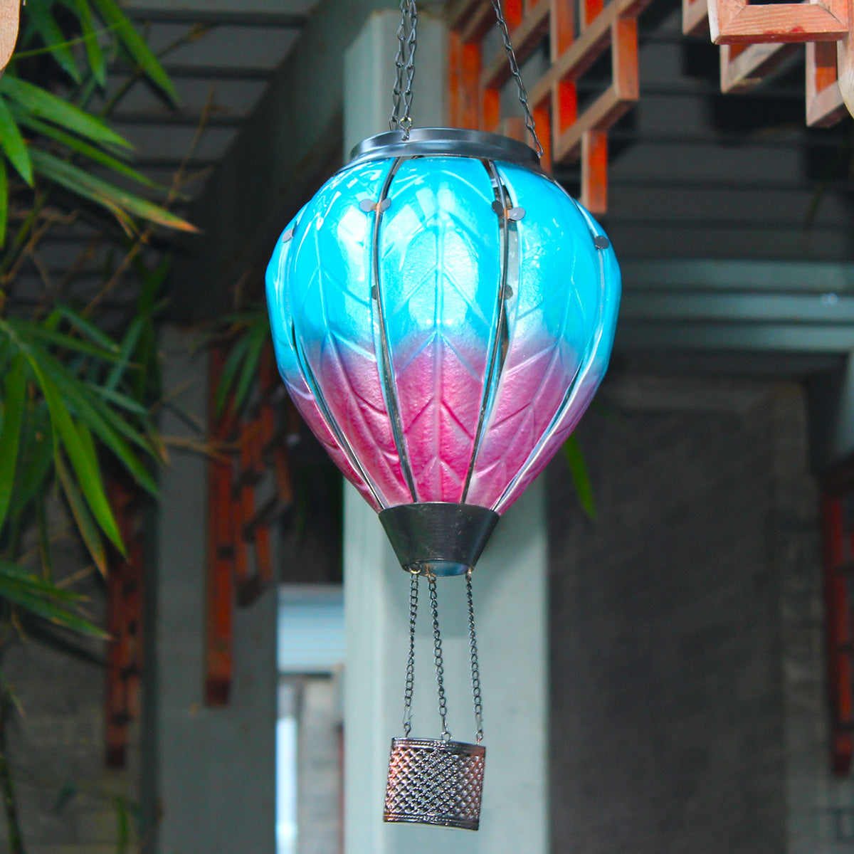 solar Hot air balloon lights