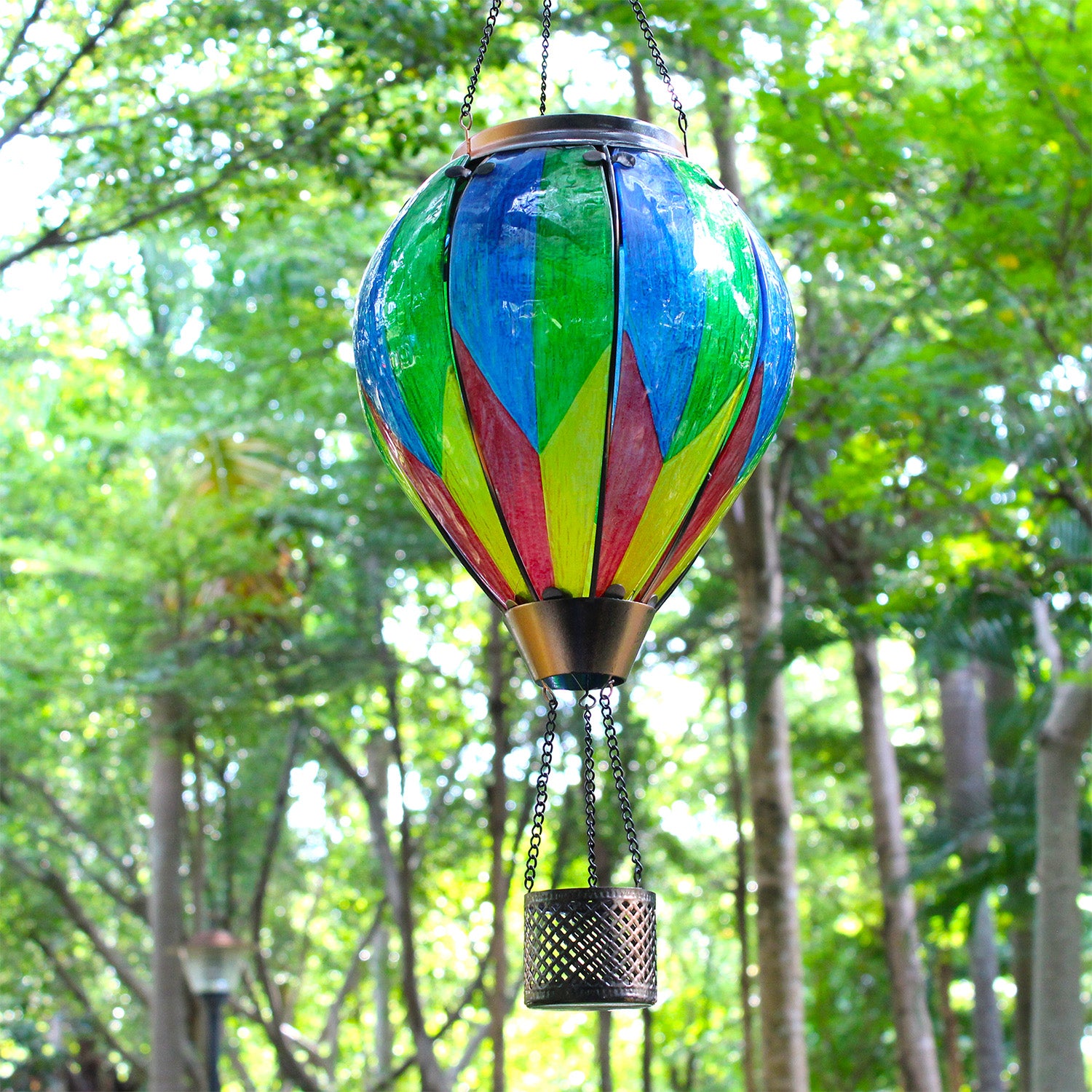balloon-style solar lanterns for garden party decor and festive outdoor ambiance