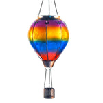 Gradient-style solar lantern for decorating garden spaces with light and color, great for yard decorations and backyard ambiance