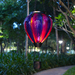 Solar lantern With flame lighting effect