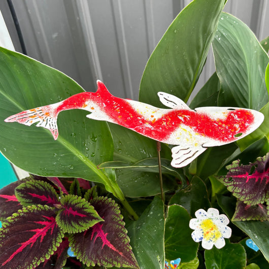 Koi fish garden art décorations