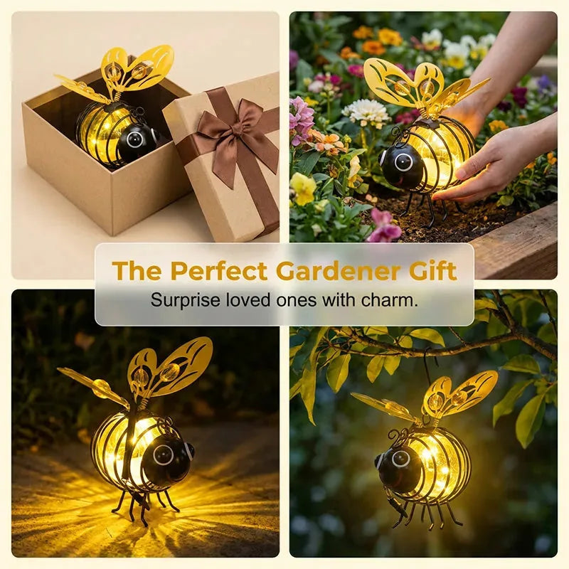 Solar Hanging Bee Garden Lights