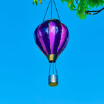 Solar hot air balloon patio decor ideas