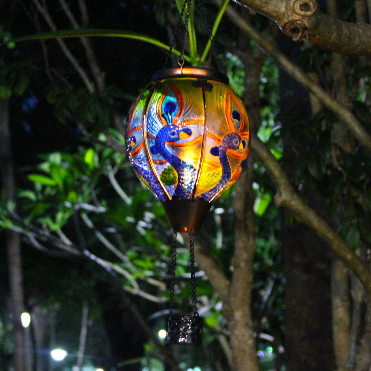 SolarHot Air Balloon lights best garden solar lights